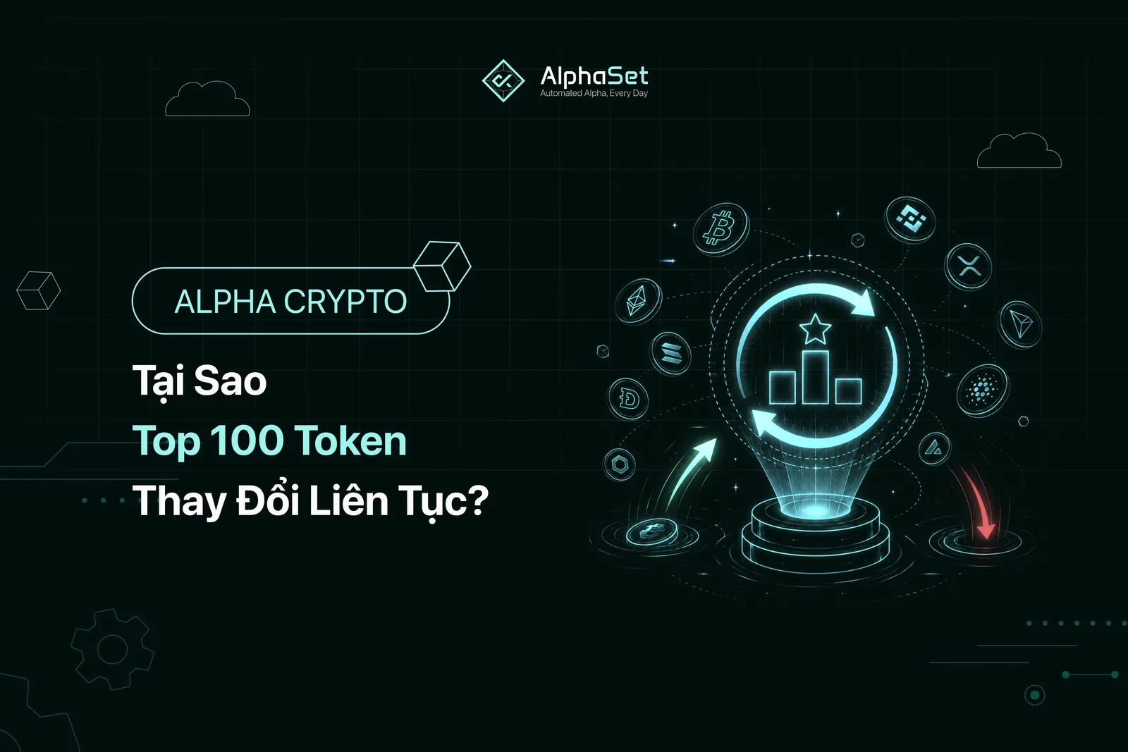 Tại sao top 100 token thay đổi liên tục?